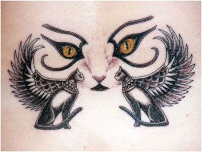 dessins de tatouages ​​chat