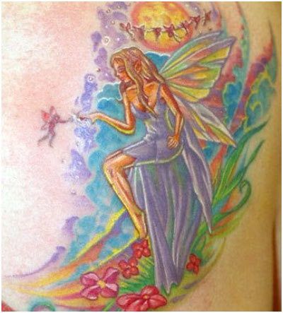 tatouages ​​nature de fées