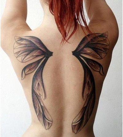 des ailes de fée de tatouage