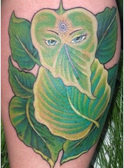 floral Ganesh tatouage