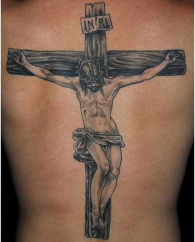 tatouages ​​de Jésus crucifié