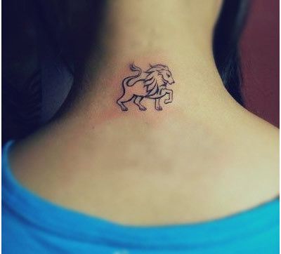 lion conceptions corps de tatouage