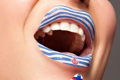 Sailor Thème temporaire tatouage des lèvres