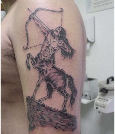 l'art du tatouage centaure