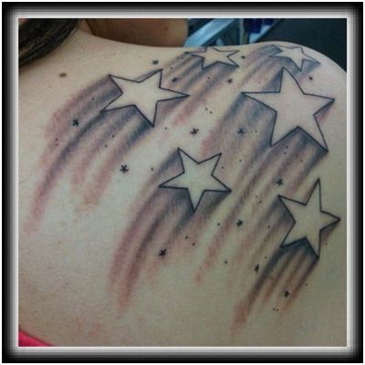 tir dessins de tatouage étoiles