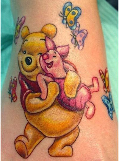 Winnie l'ourson tatouages