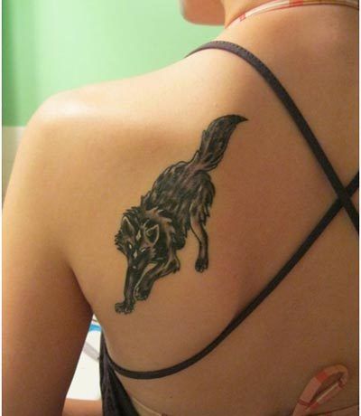 chasse tatouages ​​de loup
