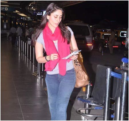 Kareena Kapoor à l'aéroport