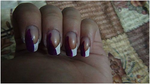 ongles violet pour les ongles