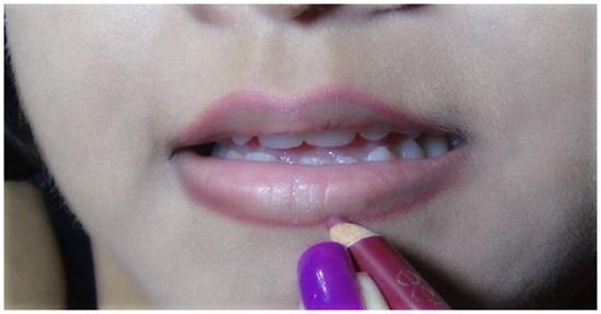 crayon à lèvres normale