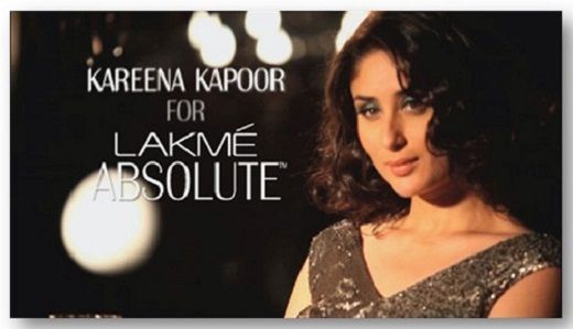 Kareena Kapoor l'ambassadeur de la marque Lakmé