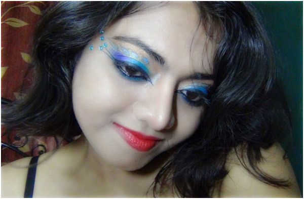 Maquillage des yeux Peacock 16
