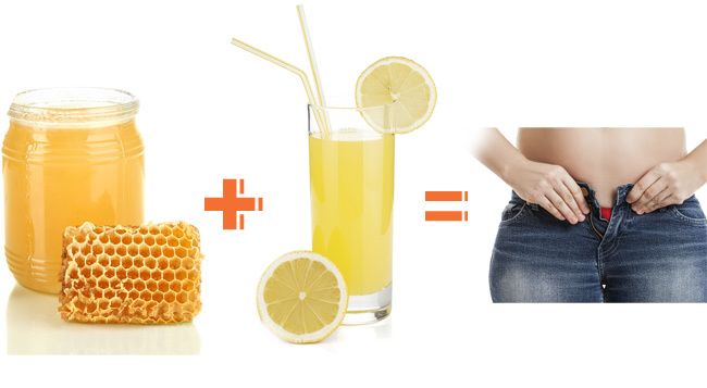 Miel et au citron pour perdre du poids