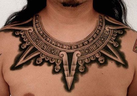 Collier aztèque Conception Tattoo
