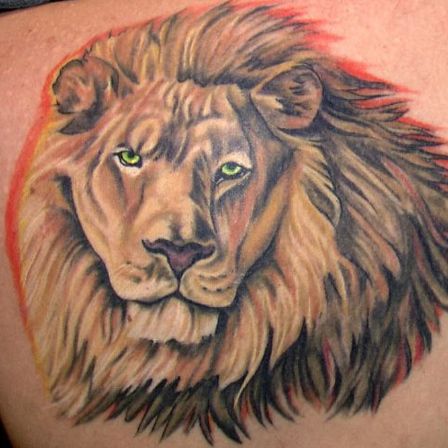 Tatouage Lion de base
