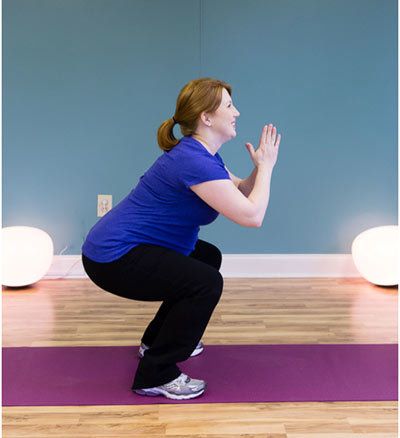 squats de grossesse exercice