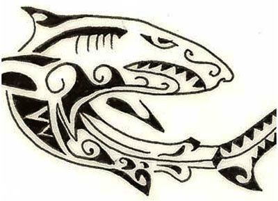 hawaïen tatouage de requin