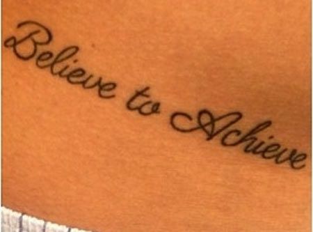 croire pour atteindre tatouage