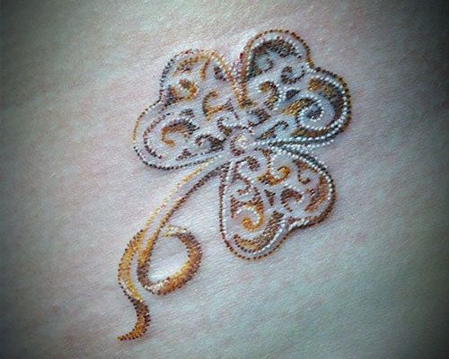 Clover Tattoo irlandaise