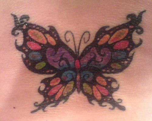 Celtic tatouage de papillon irlandaise