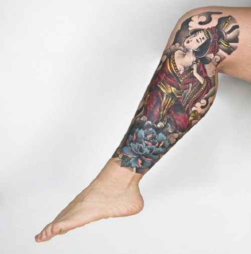 geisha tatouage