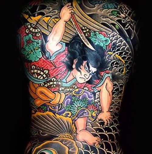 tatouage samouraï