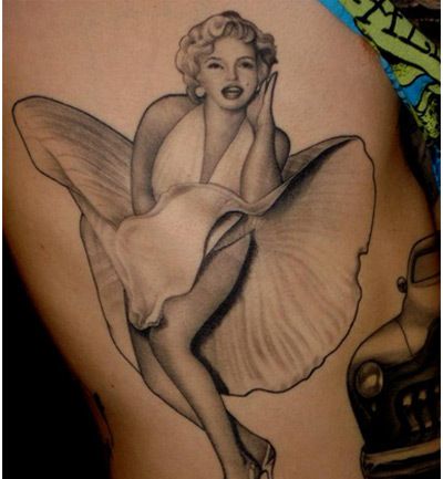 modernisé tatouage de Marilyn