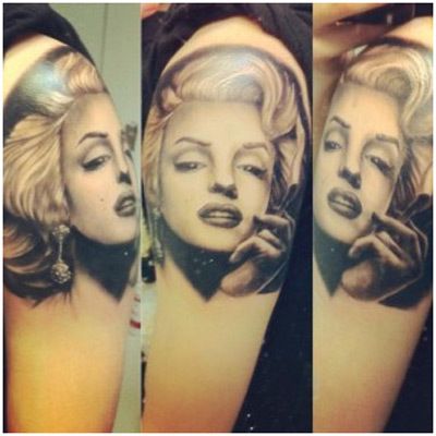 tatouage de Marilyn