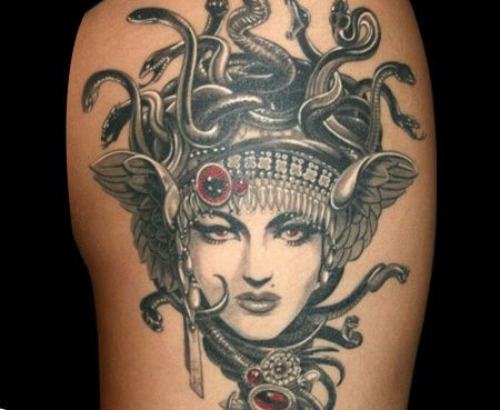 Bras Medusa Tattoo