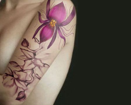 Tatouage Orchid Unique