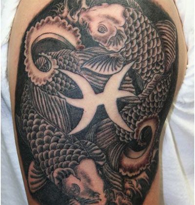 tatouage poissons koi