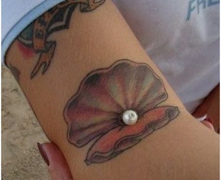 Oyster Tattoo Piercing Pearl