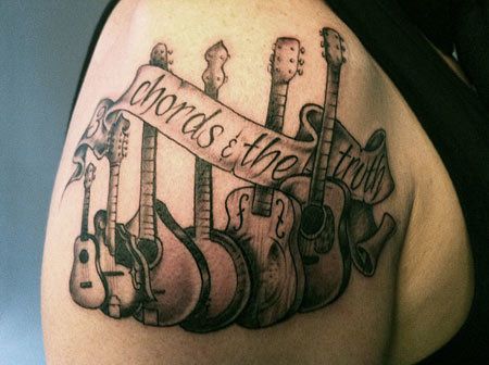 Band of Guitars Tattoo