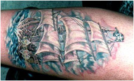 Top 15 des dessins de tatouage de pirate Photo