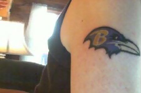 Raven Avec Alphabet Tattoo