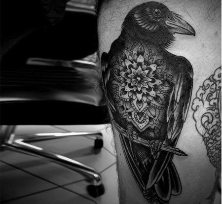 Angry Raven Tattoo